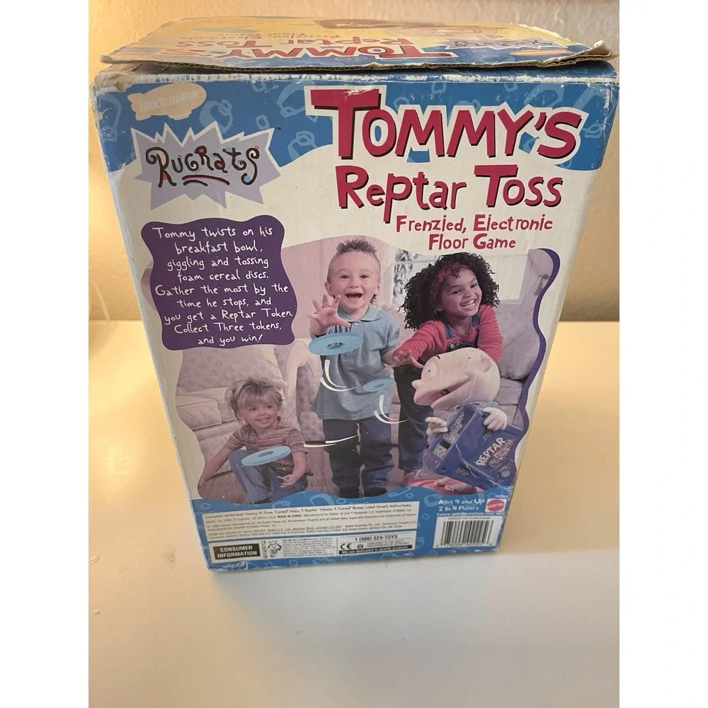 Nickelodeon‎ Rugrats Tommy's Reptar Toss Frenzied Electronic Floor Game New READ